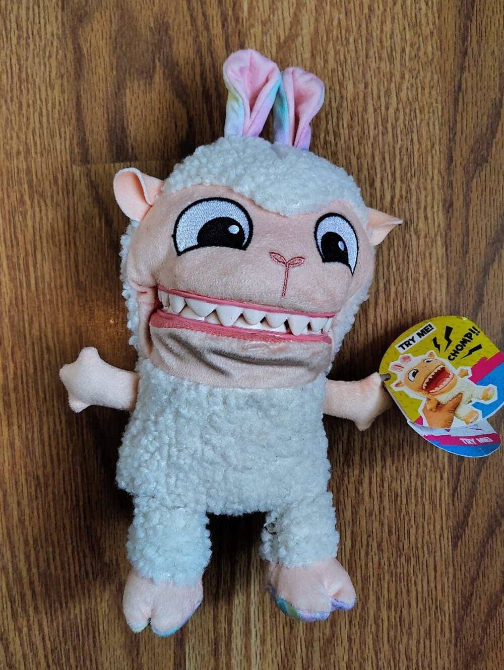 Plush Chatter Chompers Lamb Toy